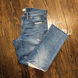 Madewell Distressed Slimboy Jeans